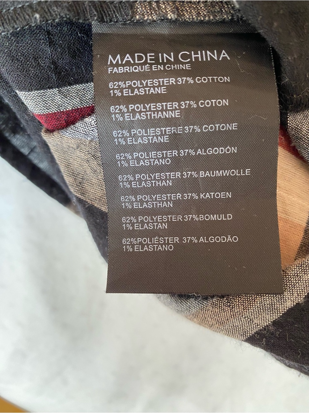 Club Monaco Plaid Blouse - Picture 5 of 5